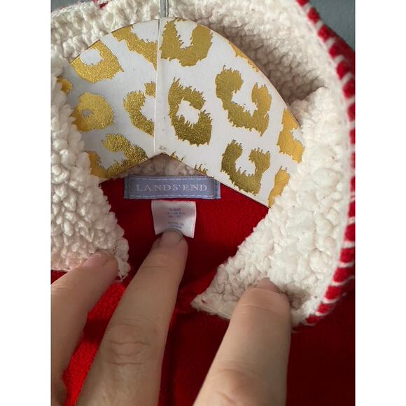 Lands' End Red Infant Fleece Set | Size 3-6 Mo - Picture 4 of 5